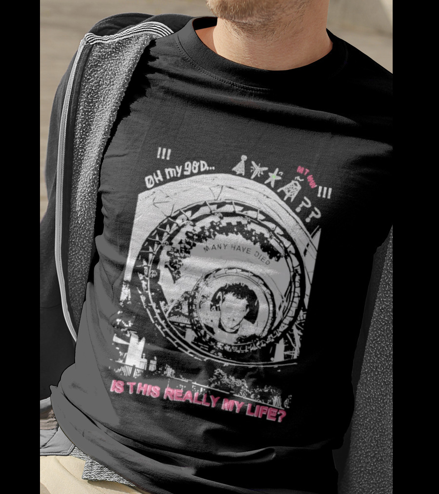 Cruelster Oh My God Is This Really My Life Spiral T-Shirt