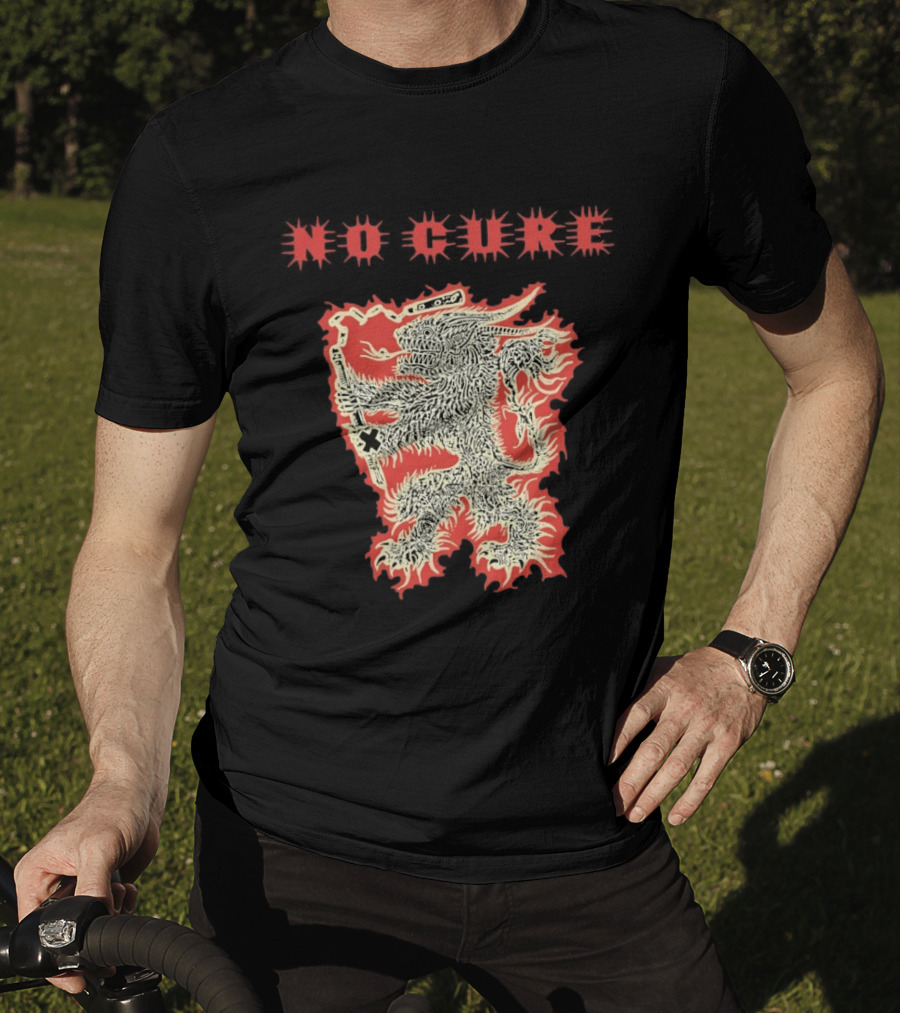 No Cure Band Furry Dragon Monster T-Shirt