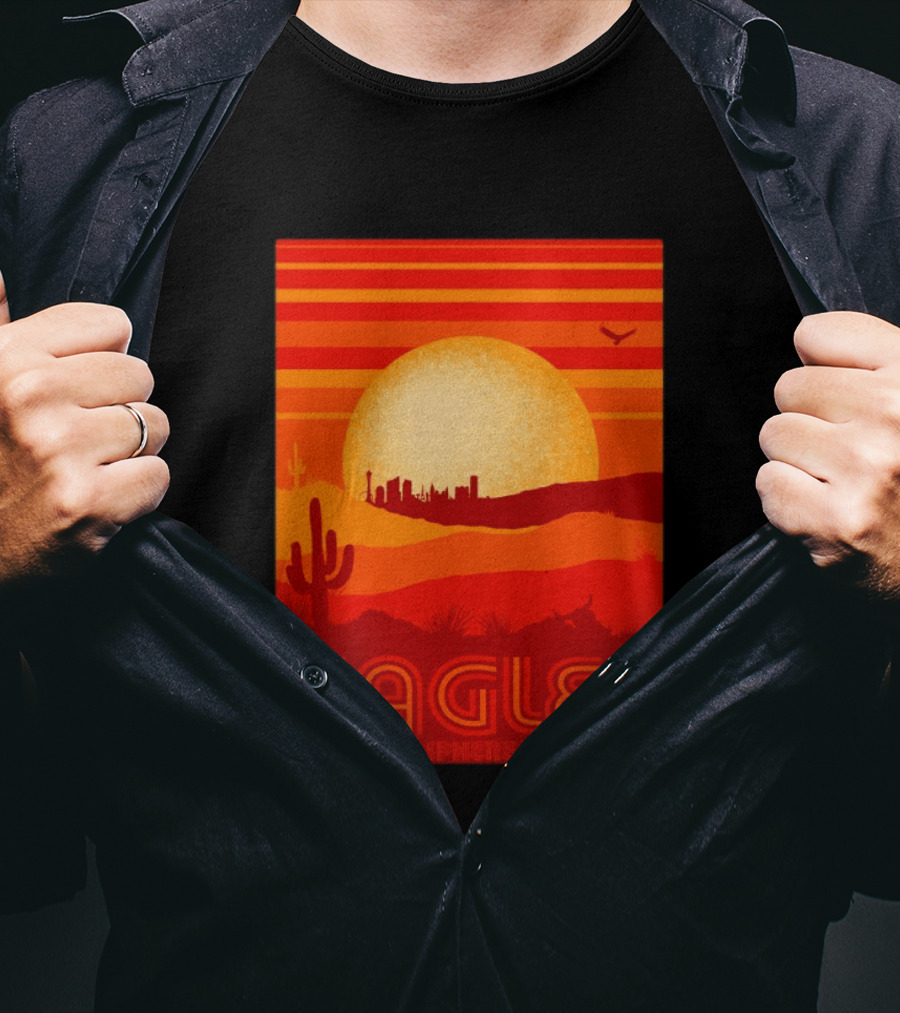 Eagles Live 2026 Sphere Las Vegas January 23 24 Desert Sunset T-Shirt