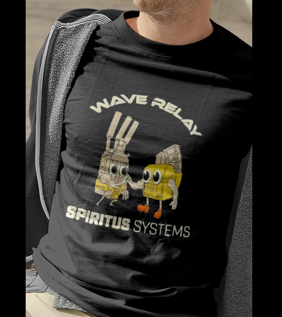 Wave Relay Spiritus Systems Cartoon Characters T-Shirt