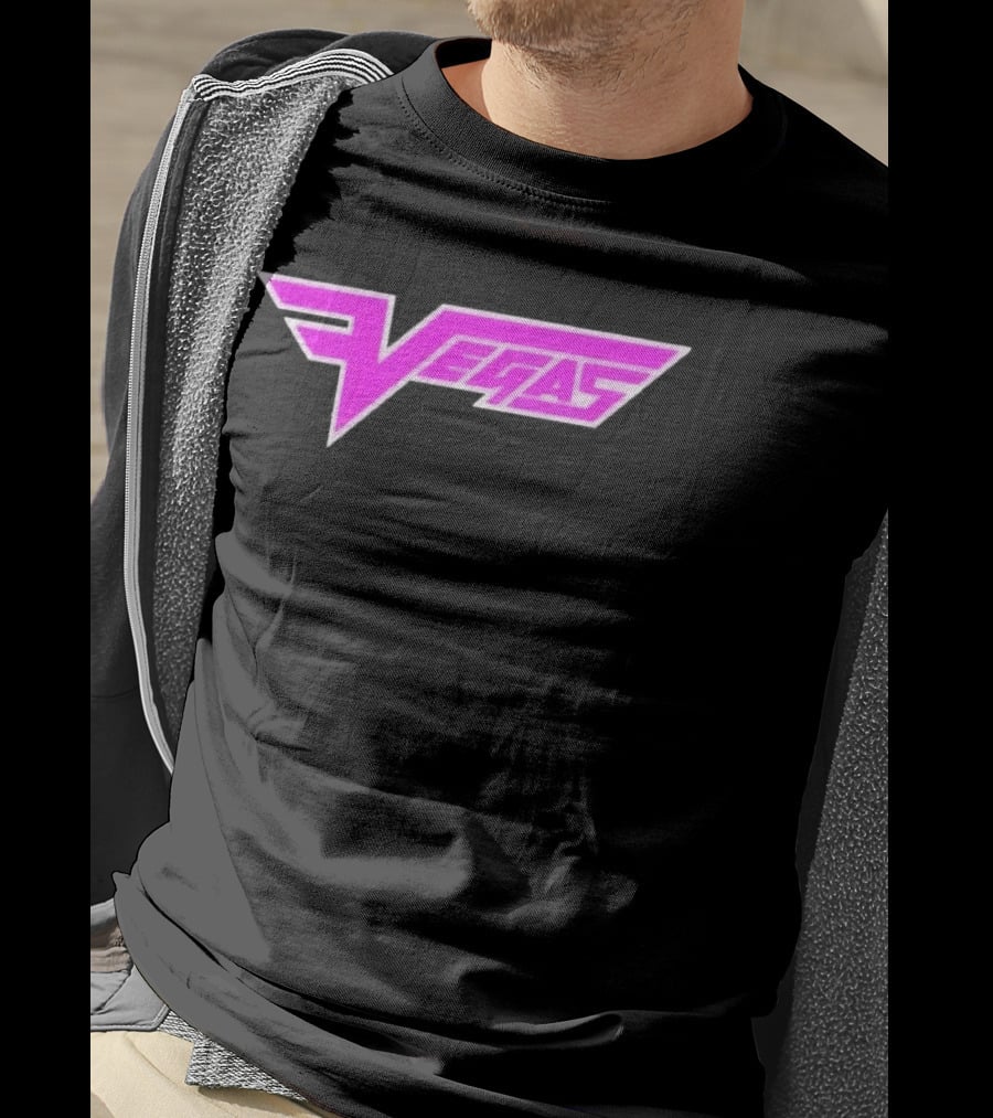 Faze Vegas Neon Retro Style Gaming T-Shirt