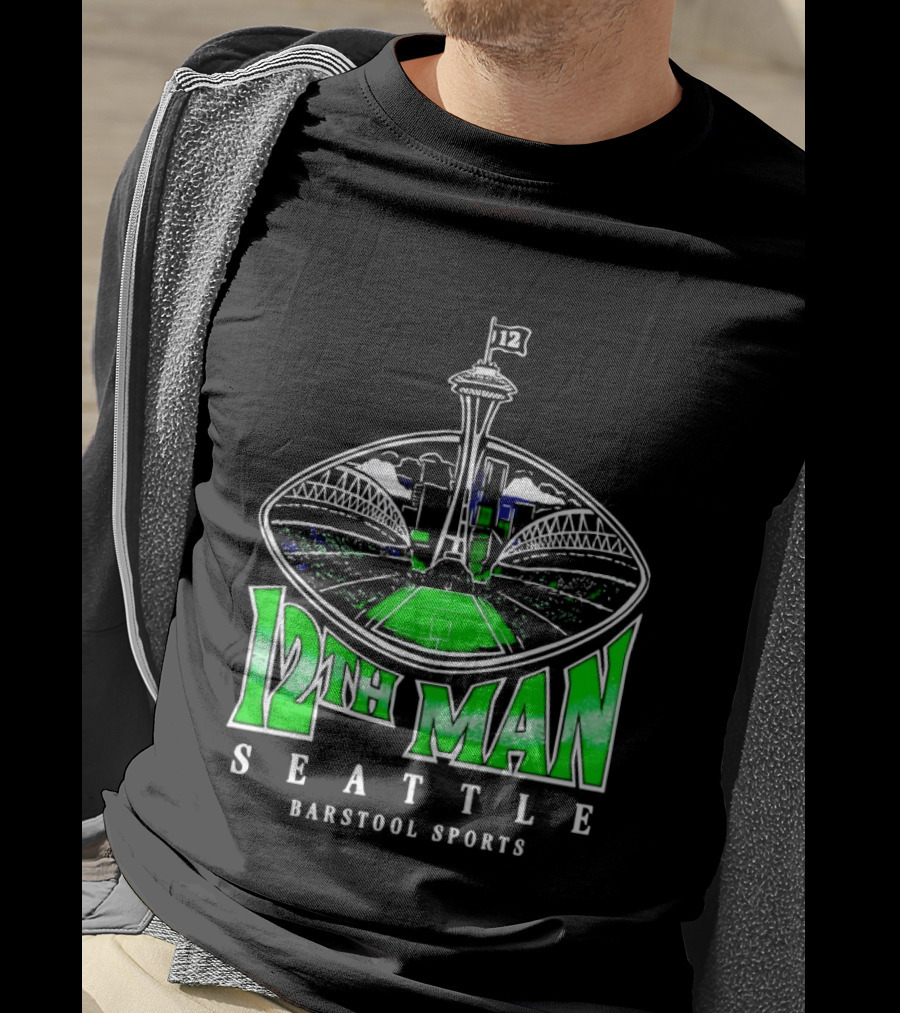 Seattle 12th Man Barstool Sports T-Shirt