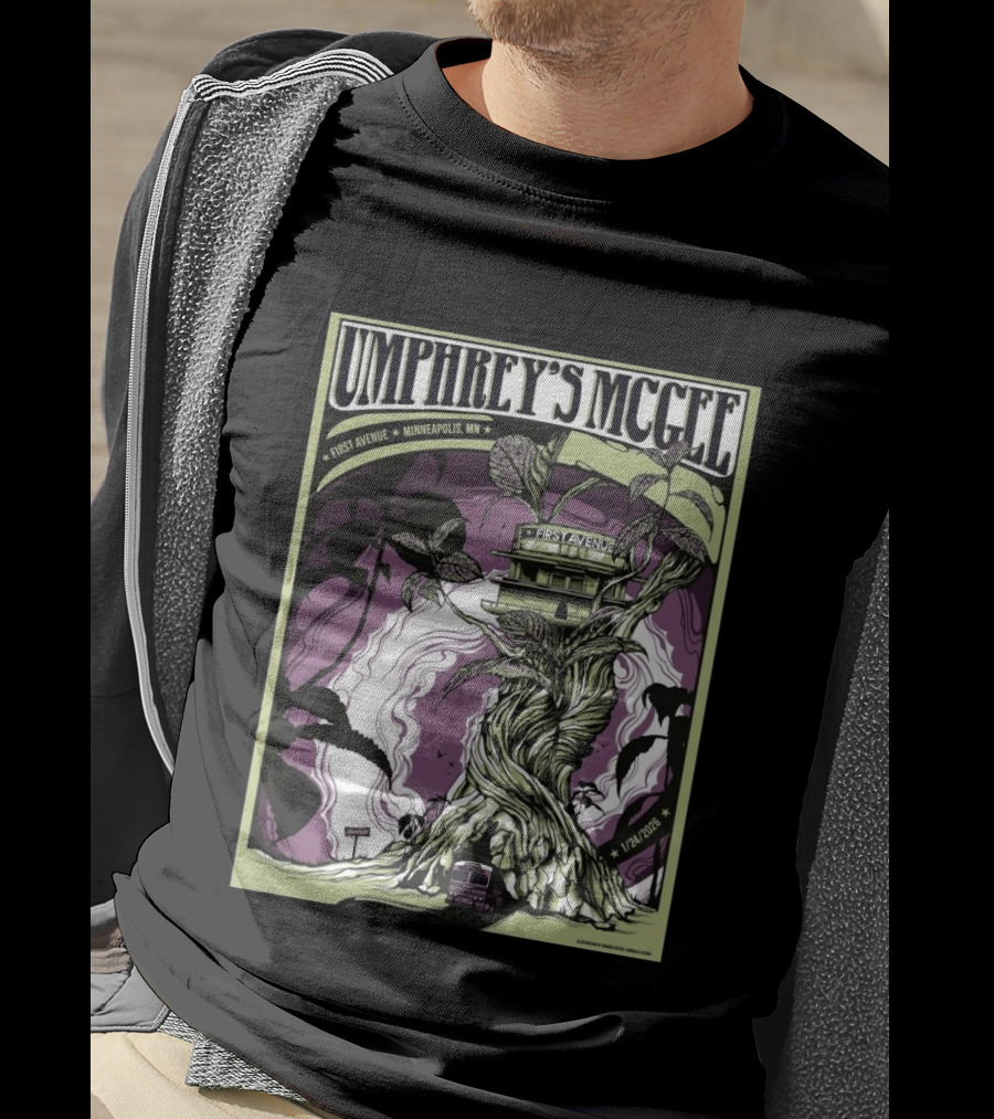 Umphrey's McGee First Avenue Minneapolis MN Jan 24 2026 T-Shirt