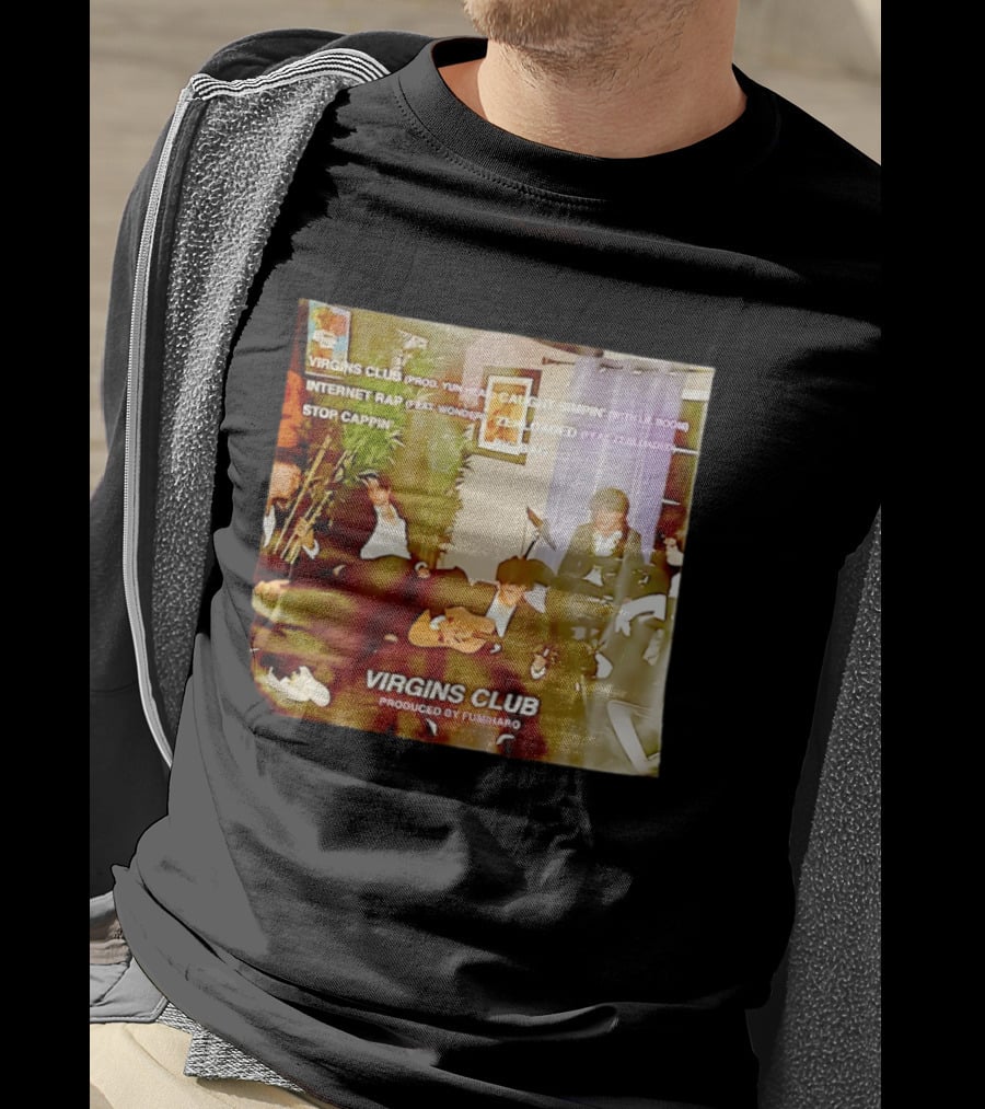 Virgins Club EP Caught Simpin Internet Rap Stop Cappin Produced By Fumiharo T-Shirt