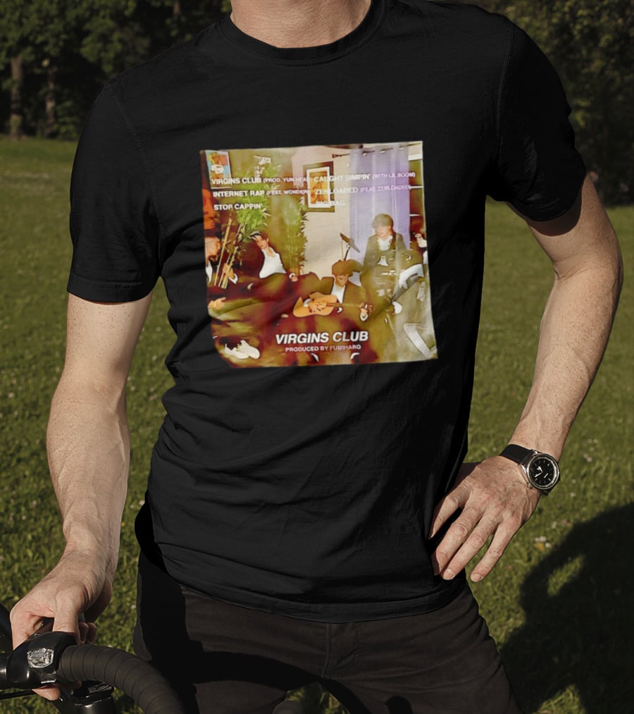 Virgins Club EP Caught Simpin Internet Rap Stop Cappin Produced By Fumiharo T-Shirt
