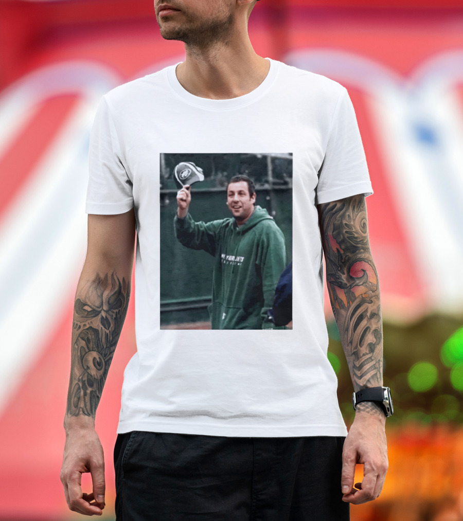 Adam Sandler New York Jets Fan Football T-Shirt