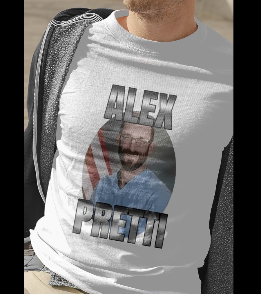 Alex Pretti American Flag T-Shirt