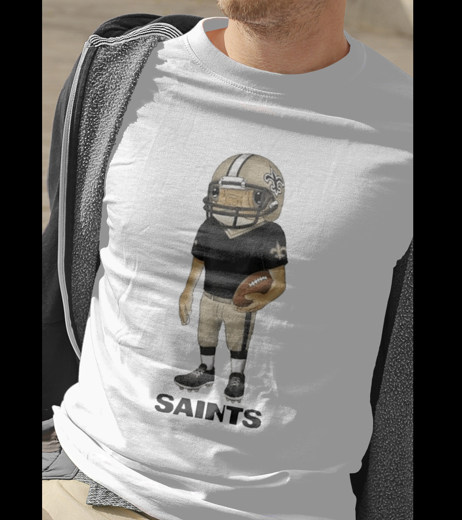 Bad Bunny New Orleans Saints Football Helmet Player T-Shirt
