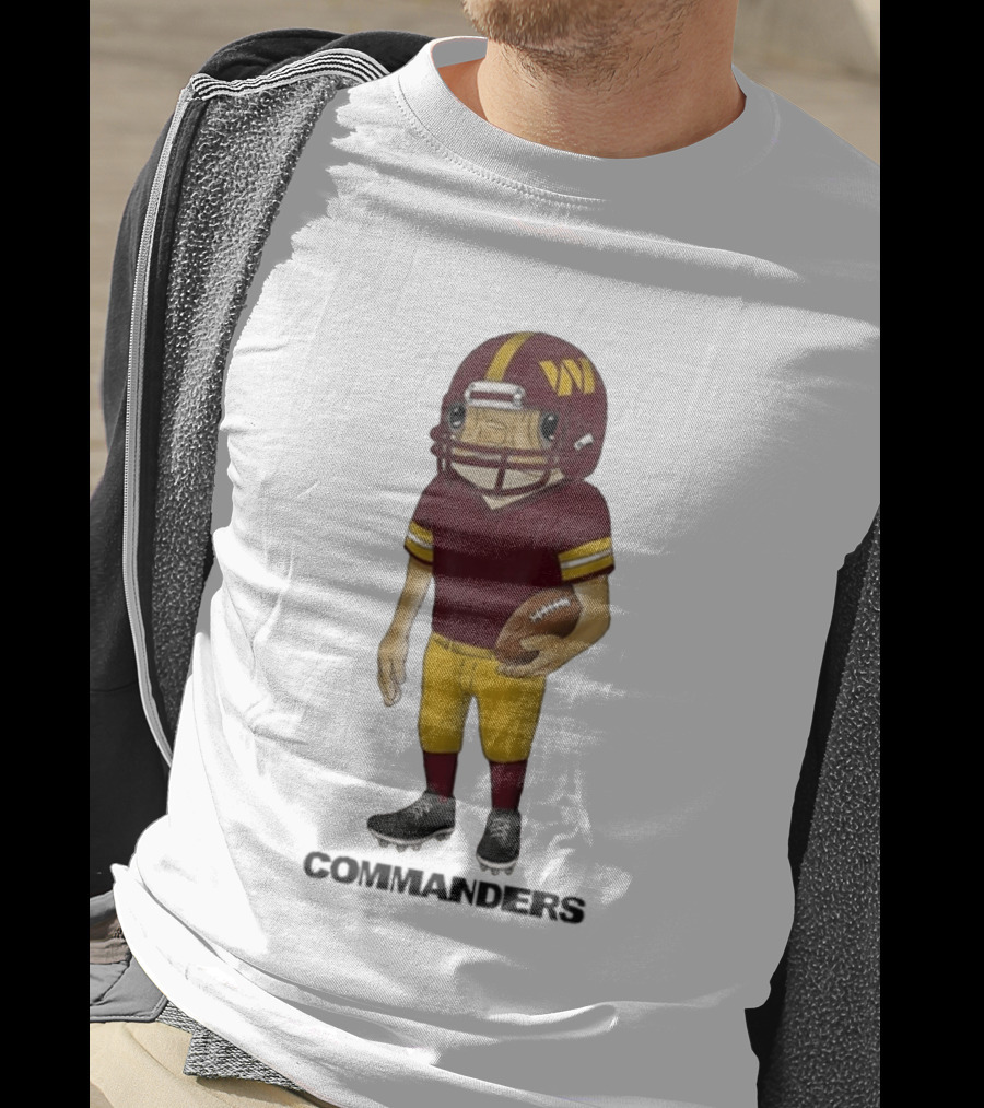 Bad Bunny Commanders Football Helmet T-Shirt