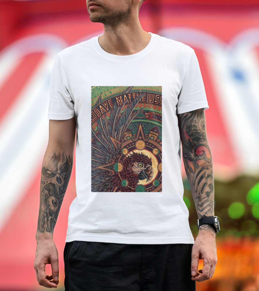 Dave Matthews Band Moon Palace Cancun Parrot Jan 24 2026 T-Shirt