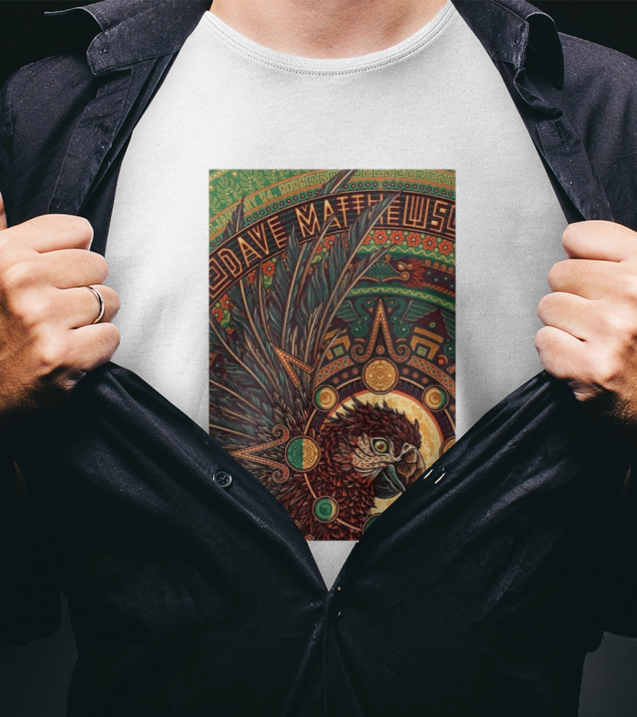 Dave Matthews Band Moon Palace Cancun Parrot Jan 24 2026 T-Shirt