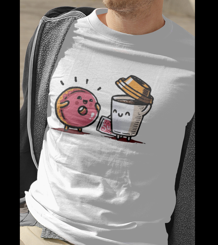 Donut And Coffee A Match Made In Heaven You Donut Know How Much I Love You T-Shirt