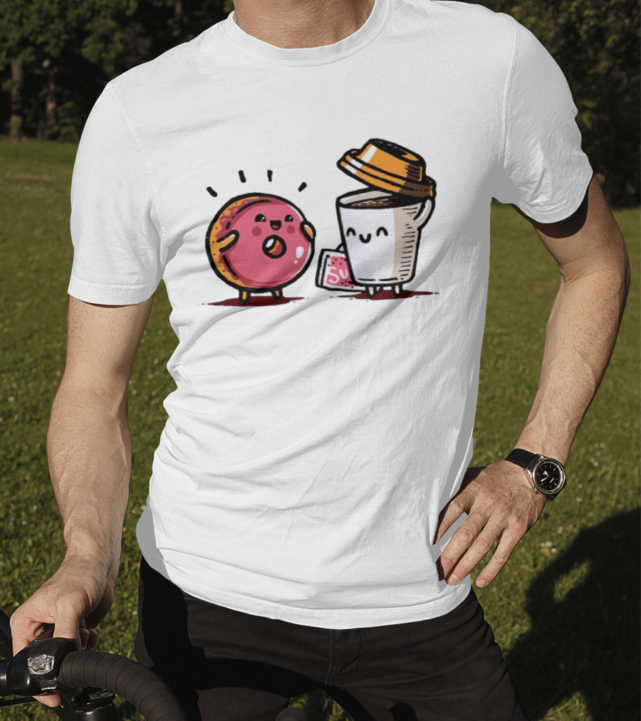 Donut And Coffee A Match Made In Heaven You Donut Know How Much I Love You T-Shirt