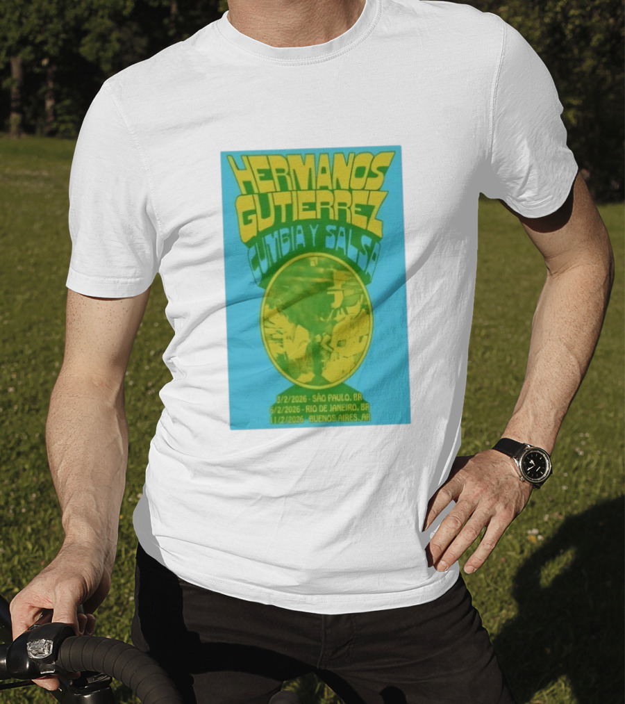 Hermanos Gutiérrez Cumbia Y Salsa São Paulo Rio Buenos Aires 2026 T-Shirt