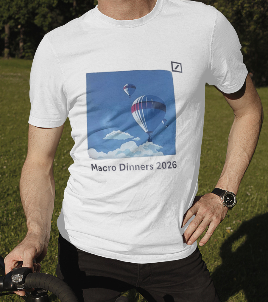 Macro Dinners 2026 Blue Sky Hot Air Balloons T-Shirt