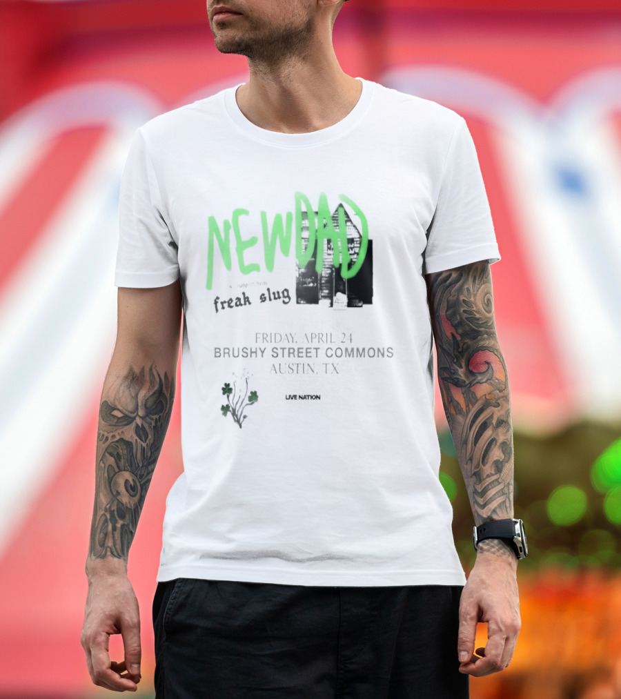 Newdad Live At Empire Control Room Austin TX April 24 2026 Concert Event T-Shirt