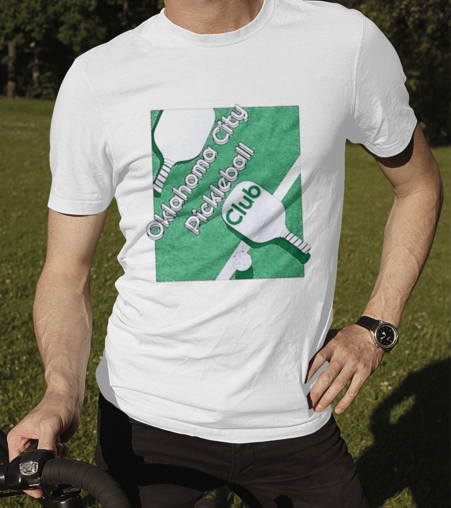 Oklahoma City Pickleball Club Paddle Court 2026 T-Shirt
