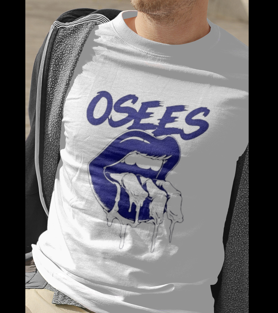 Osees Mouth With Dripping Blue Fingers T-Shirt