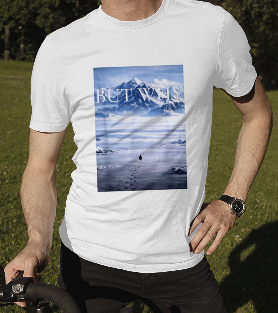 But Why Penguin Mountains T-Shirt
