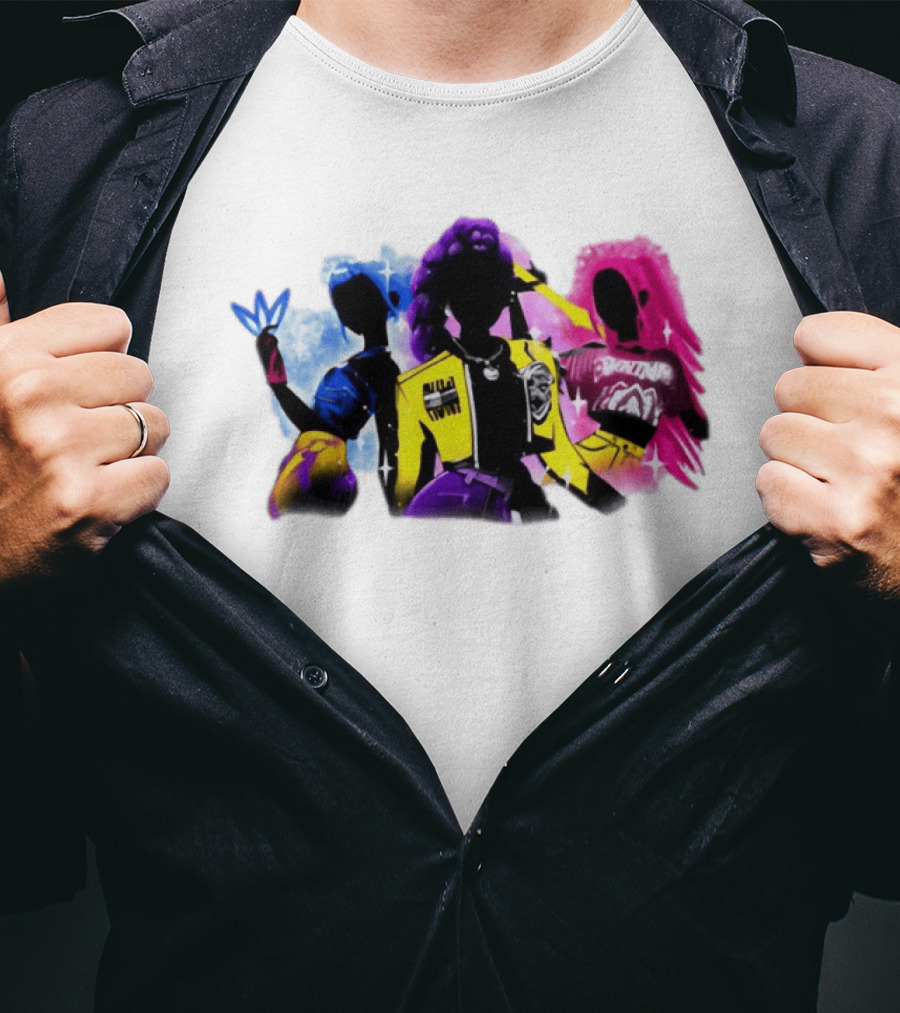 Rumi Mira Zoey KPop Demon Hunters Huntrix Shadow T-Shirt