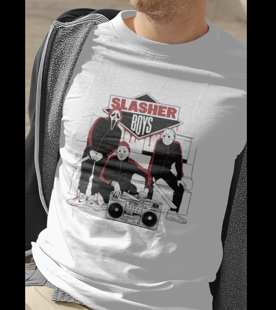 Slasher Boys Ghostface Michael Myers Jason Voorhees Beastie Boys T-Shirt