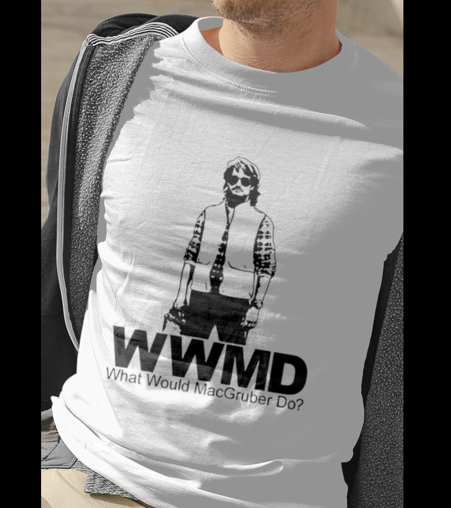 WWMD What Would Macgruber Do Vest T-Shirt