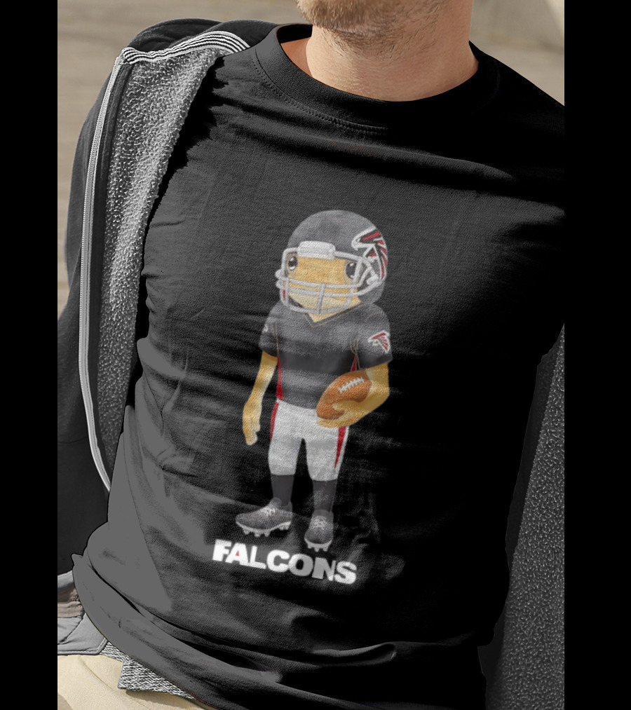 Bad Bunny Collaboration Atlanta Falcons NFL Team T-Shirt
