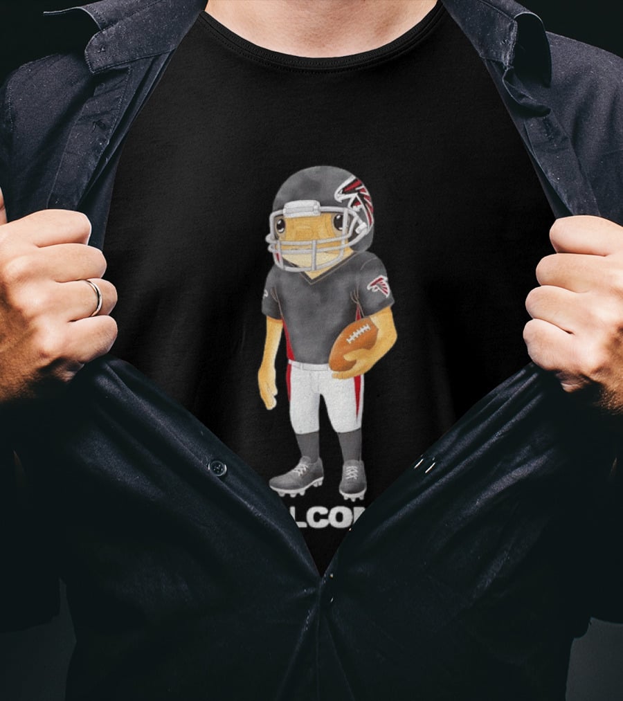 Bad Bunny Collaboration Atlanta Falcons NFL Team T-Shirt