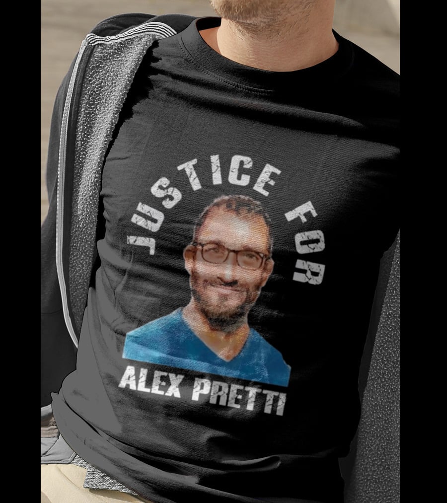 Justice For Alex Pretti Stand With Alex Pretti T-Shirt