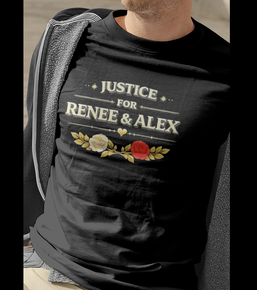 Justice For Renee & Alex Floral Heart T-Shirt