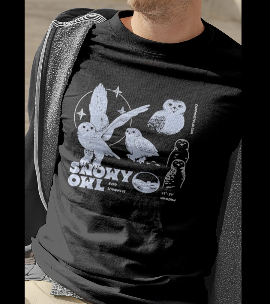 Camp Mustelid Snowy Owl It's By Mammals T-Shirt