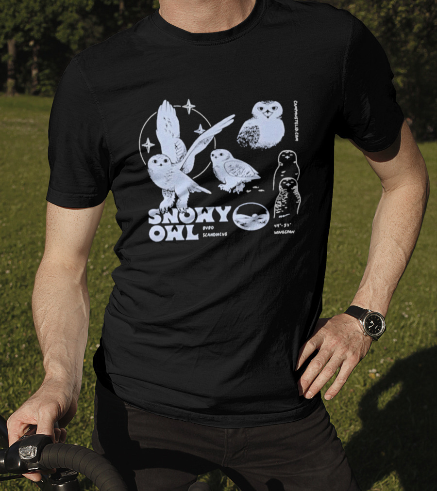 Camp Mustelid Snowy Owl It's By Mammals T-Shirt