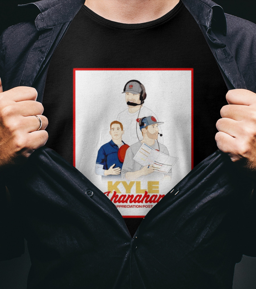 Kyle Shanahan Appreciation Post NFL Coach T-Shirt