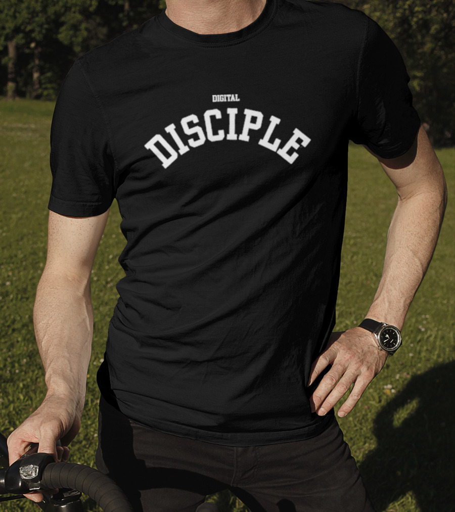Digital Disciple Arch Style Black Top T-Shirt
