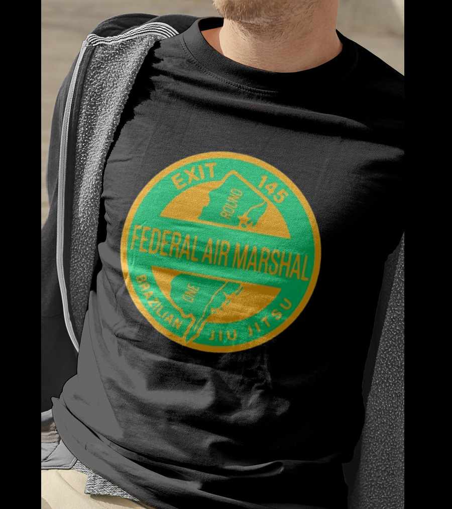 Federal Air Marshal Exit 145 Round One Brazilian Jiu Jitsu T-Shirt