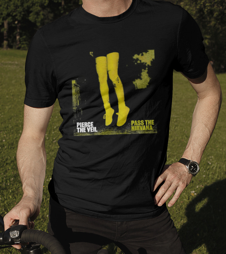 Pierce The Veil Pass The Nirvana Yellow Boots T-Shirt