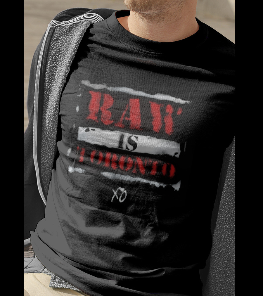 RAW Is Toronto WWE X The Weeknd Collaboration T-Shirt