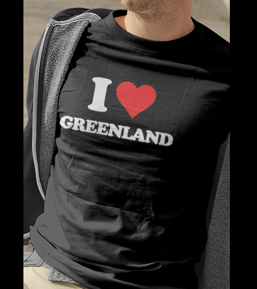 I Heart Greenland Gift Idea T-Shirt