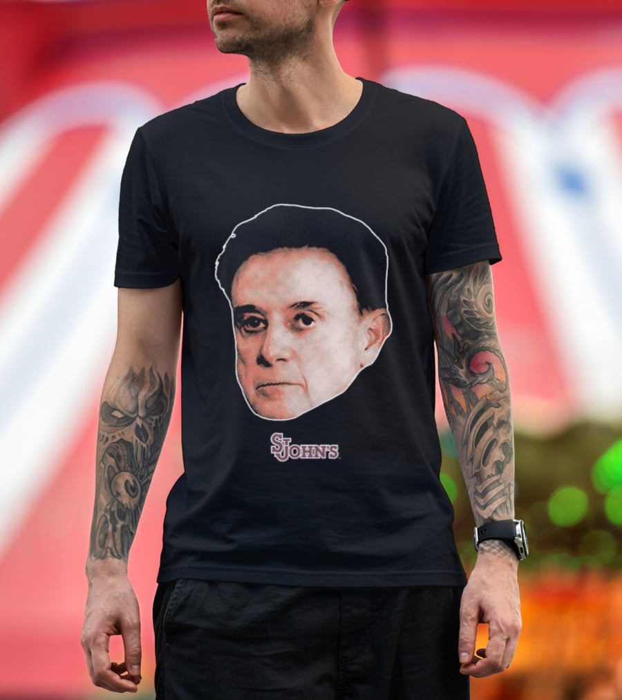 Rick Pitino Big Head St John's Red Storm T-Shirt
