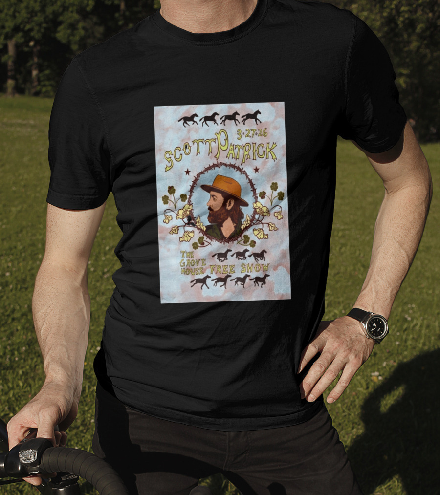 Scott Patrick The Grove House Free Show Mariposa CA March 27 2026 T-Shirt