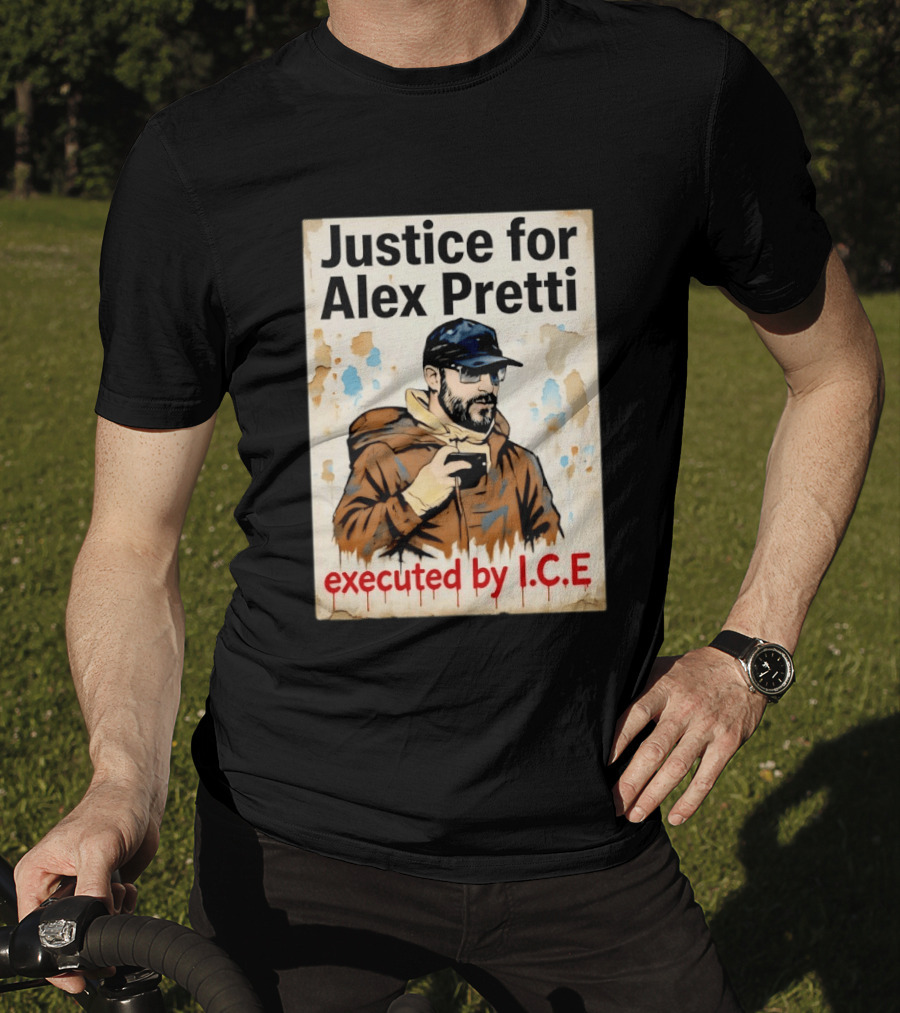 Justice For Alex Pretti Executed By ICE Visual T-Shirt
