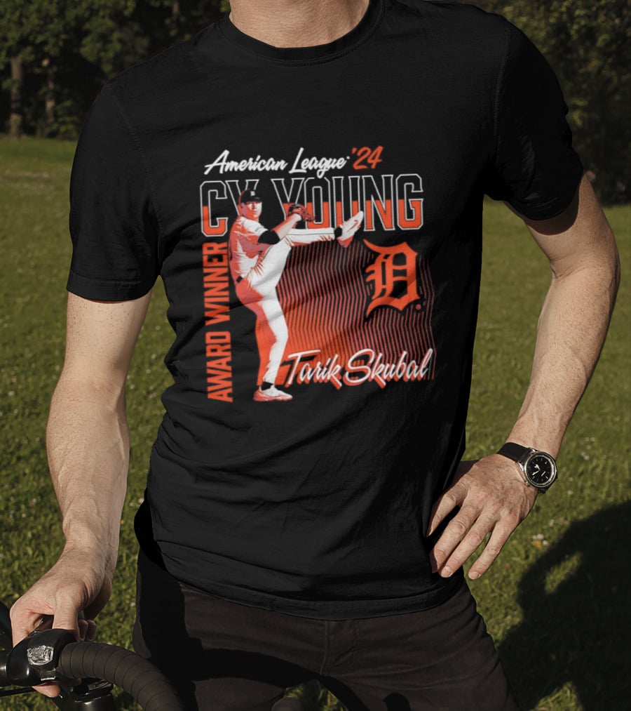 American League Cy Young Tarik Skubal Detroit Tigers Winner T-Shirt