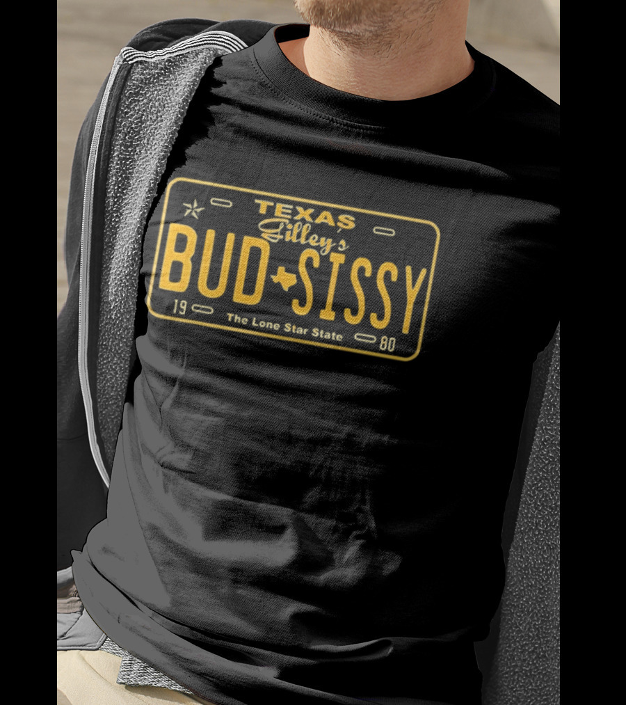 Texas Gilley's Bud Sissy The Lone Star State 1980 T-Shirt