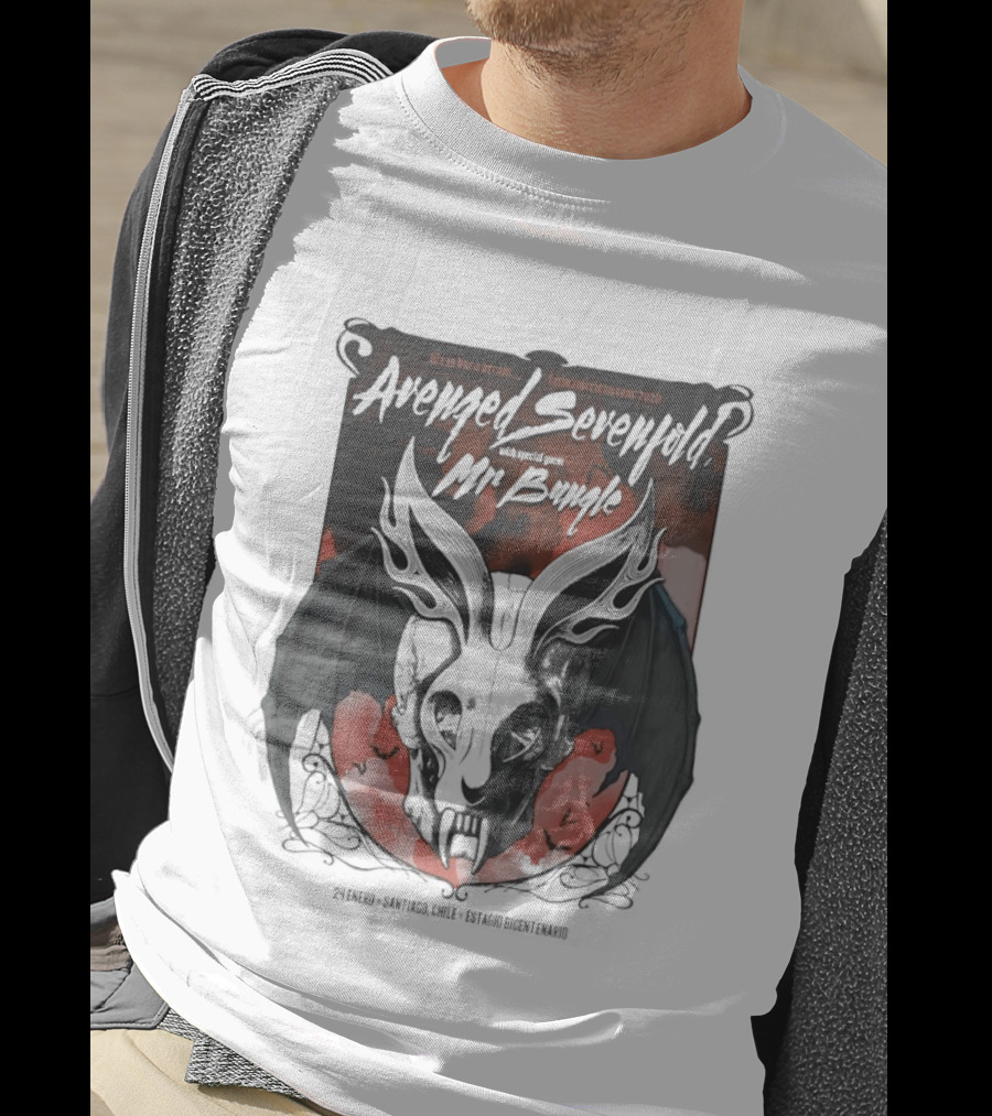 Avenged Sevenfold Mr Bungle North American Tour 2026 Bat Skull T-Shirt