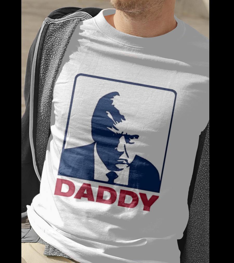 Daddy Donald Trump Blue Red T-Shirt