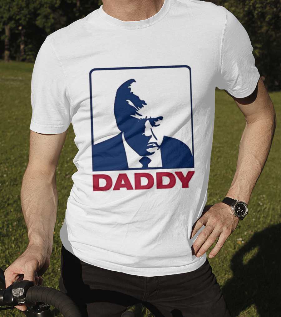 Daddy Donald Trump Blue Red T-Shirt