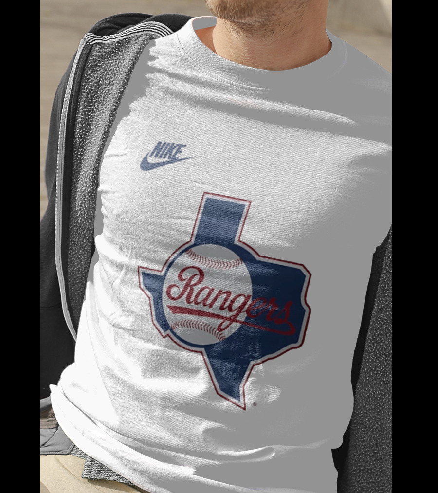 Rangers Baseball Texas Map Iconic Team T-Shirt