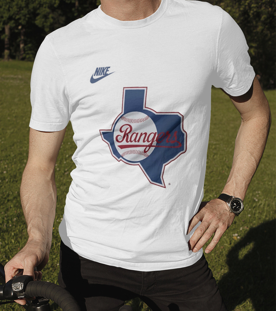Rangers Baseball Texas Map Iconic Team T-Shirt