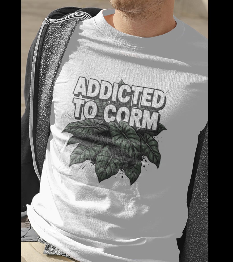 Addicted To Corm Jungle Leaves Aesthetic T-Shirt