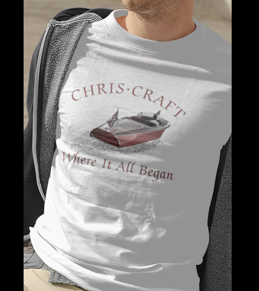 CHRIS CRAFT Boats Where It All Began T-Shirt